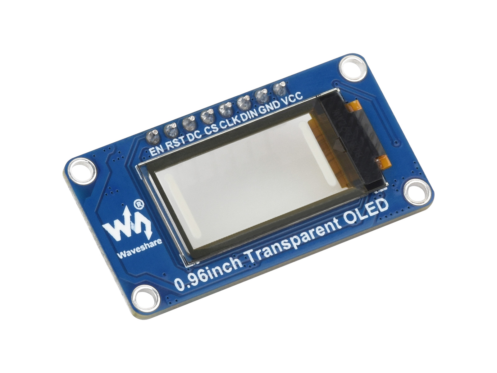 Waveshare Esp32 - 0,96 inç Şeffaf OLED Ekran Modülü,