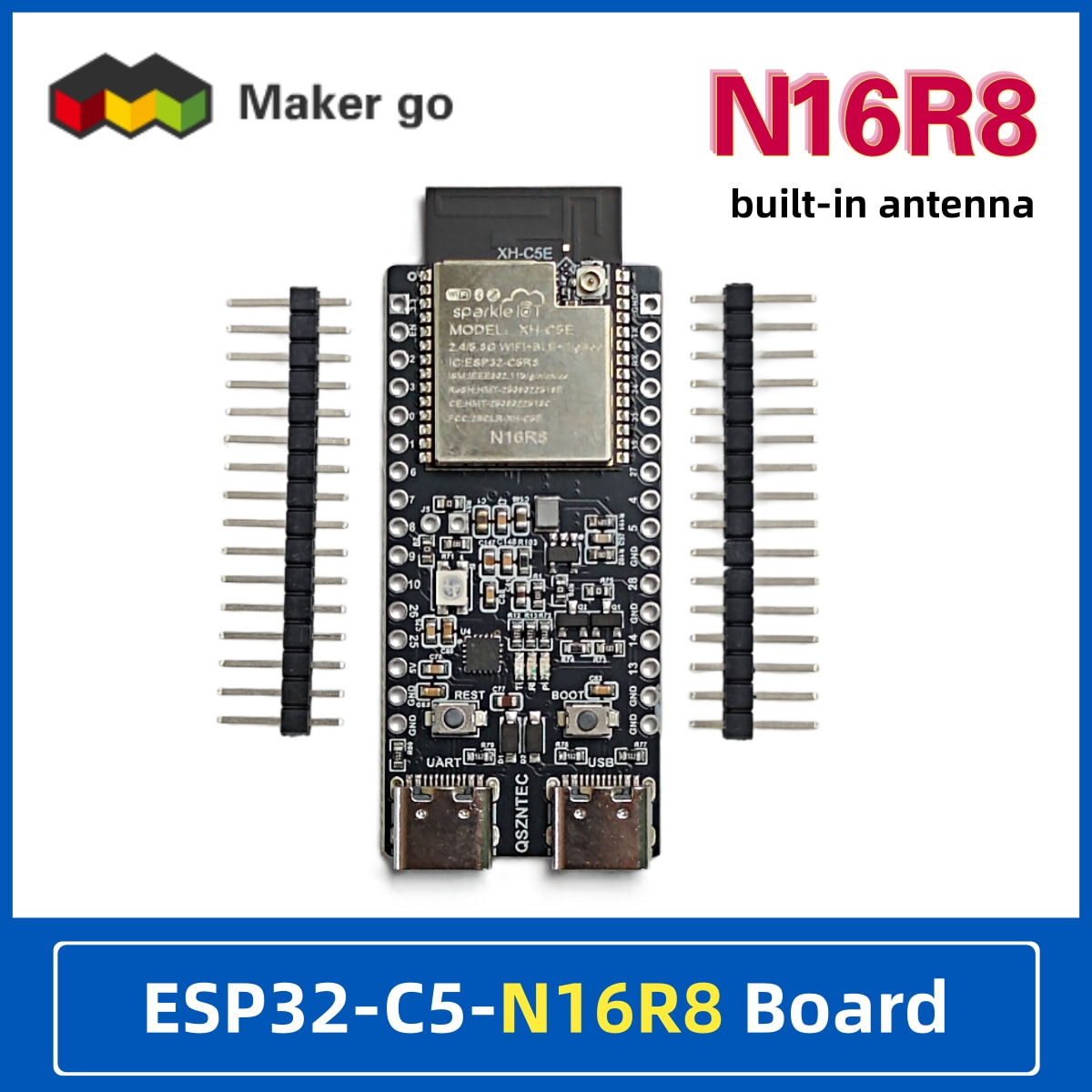 Doit Esp32 - ESP32-C5-N16R8 Geliştirme Kartı 2.4 ve 5
