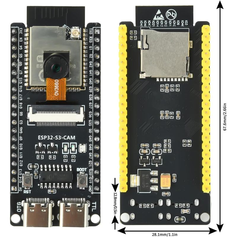 OV3660 Kamerası, N16R8 Modülü, - Doit Esp32 incelemesi ve fiyatı