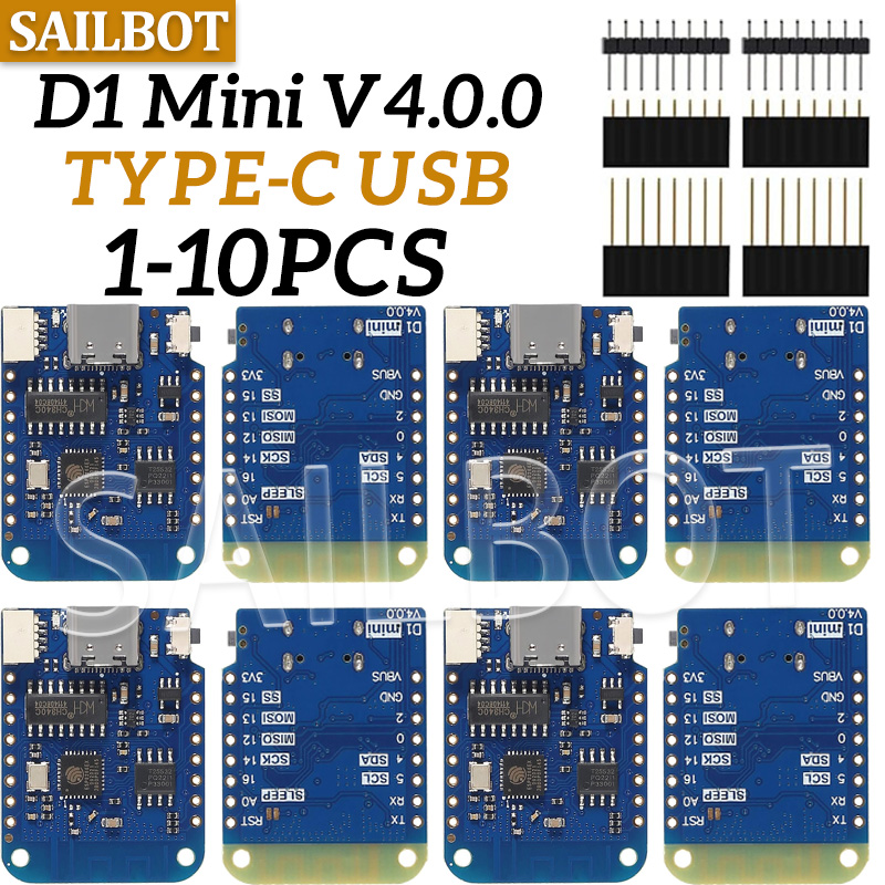 1-10 adet WeMos D1 Mini ESP826 - Wemos D1 Mini incelemesi ve fiyatı